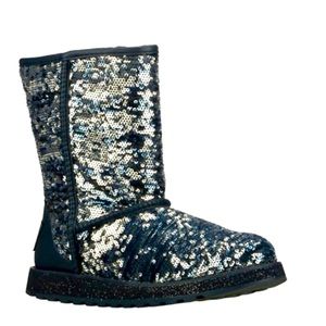 NIB Skechers Womens Keepsakes - Sparkplug Navy/Silver, Sz 8